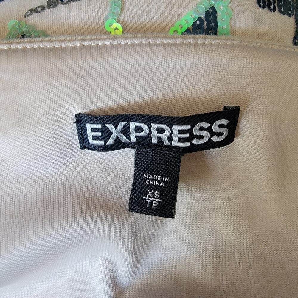 Express Aztec Sequence Casual Bright Color Mini S… - image 8